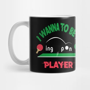 Ping Pong Table Tennis T-Shirt Mug